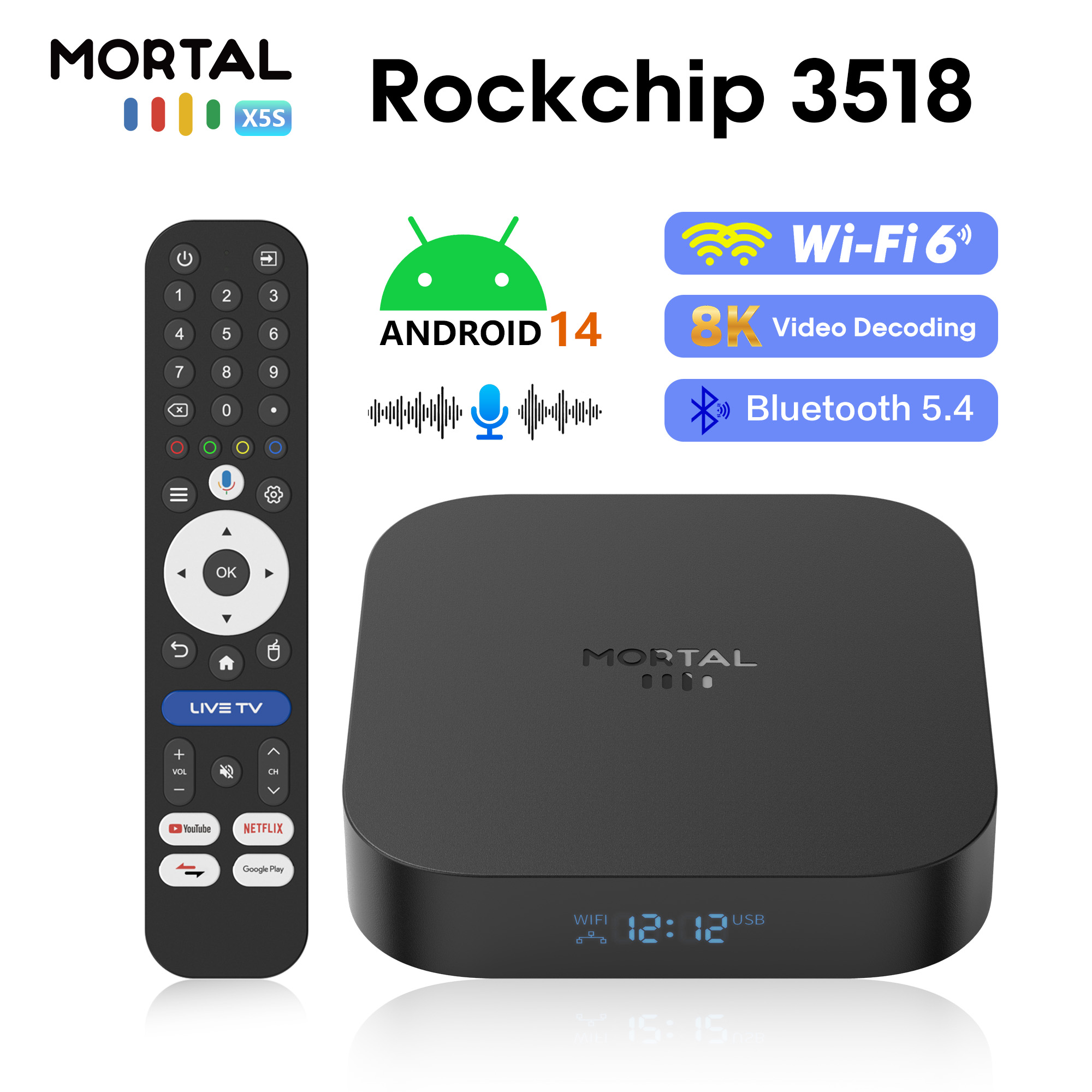 Global X5S Android14 Smart TV  - Radxa Rock 5B 16Gb review and price